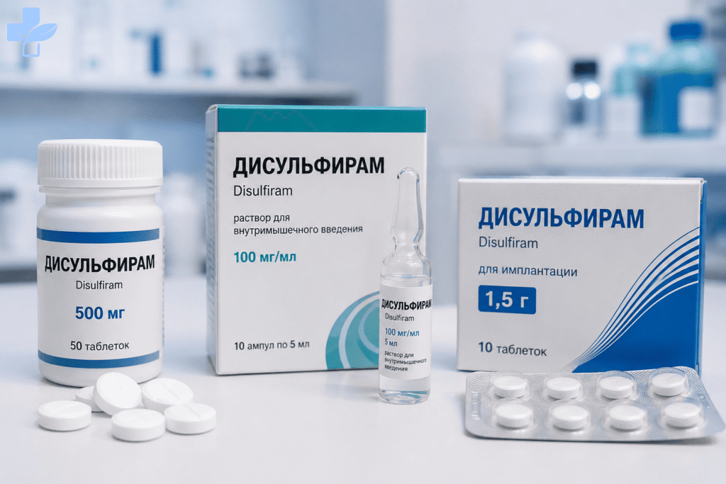 Лекарство дисульфирам.